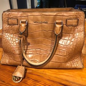 Authentic Michael Kors crocodile handbag